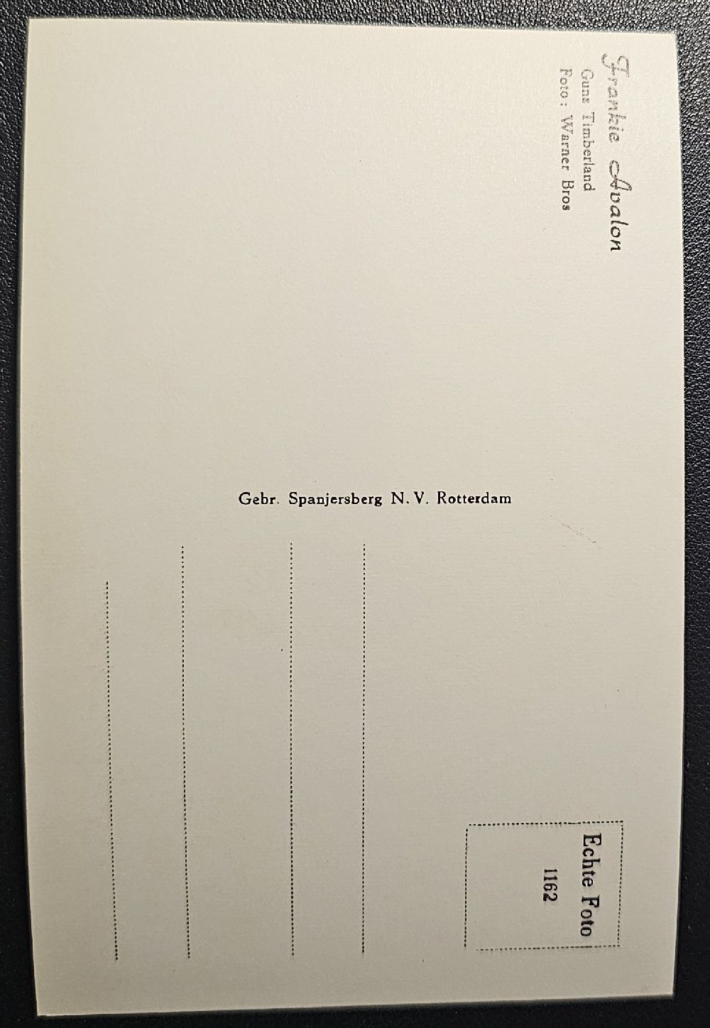 (image for) Frankie Avalon #0116